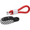 HEINMO Chiave Per auto Smart Remote Fob Cover Shells Chain Case Portachiavi Portachiavi Corda chiave Per Cooper F Series F54 F55 F56 F57 F60 Clubman Countryman Sostituzione chiave (Grid+Red)