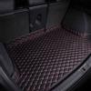 CutuLi Auto Pelle Tappetini Bagagliaio Per Fo-rd Puma 2019-2023, Posteriore Protezione Baule Carico Tappetino Tappeto AntiGraffio Accessori,D/Black-Red