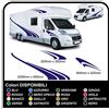 Grafic adesivi camper Kit completo camper e roulotte Set Camper Van RV grafica 08 - (COLORI COME DA FOTO)