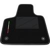 Somer Car Tappetino Auto SOLO LATO GUIDA 1pz compatibile con Peugeot 3008 2016-2024 | 1 tappeto su misura in moquette, bandiera Italia