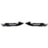 Three T FSFY Splitter Labbro Paraurti Anteriore Auto, Canard Spoiler Corpo in Plastica ABS, Protezione Adesivo Fin Canard 1 Paio per BMW Serie 4 F32 Coupé, F33 Cabrio/Convertibile, F36 Gran Coupé, Nero Lucido