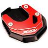VJUXGTLTX Per Honda X-ADV 750 (2017-2020) X-ADV 750 (2021-2026) Accessori Moto Portachiavi Cavalletto Laterale Cavalletto Ingranditore Cuscino Di Estensione(B 21-26 Red)