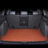 LIUFA Tappetini per Bagagliaio Auto per Volvo V90 Cross Country 2018, Impermeabile Protezione Copri Baule Tappetino Vasca Baule Fodera Vassoio,Brown