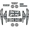 Konforhom Per Mini Cooper R56 R60 F56 F55 F54 F60 Sottobicchiere dell'Acqua Porta Scanalatura Zerbino Decorazione Countryman Tappetino Antiscivolo
