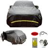 farbrothersonline COMPATIBILE CON FORD PUMA DAL 2021 IN POI TELO COPRIAUTO FELPATO 250G PER AUTO ANTIGRANDINE IMPERMEABILE TG.L 482X196X140CM CAPPOTTA COPERTURA CON ZIP LATERALE