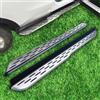 Yucisily Pedane laterali per Range Rover Evoque 2011-2018, 2 pedane laterali in alluminio con struttura in gomma antiscivolo nera, kit senza viti per trapano, accessori per auto, argento (1 set) (LZY)