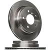 RIDEX 82B0293 2x Disco freno Posteriore senza viti/bulloni Compatibilità con BMW 3 Sedan E90
