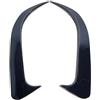 KJdsfGJe Alettone posteriore auto Adatto per Mercedes per Benz per Classe CLA W117 C117 CLA200 220 250 260 45 per AMG 2013-2019 Copertura laterale canard Spoiler posteriori per auto(Gloss Black)