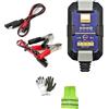 MOTO SPORT MONDO CARICABATTERIE AUTOMATICO 6V/12VOLT PER BATTERIA AL PIOMBO/AGM/GEL/LITIO COMPATIBILE CON KYMCO XCITING 500i R MANTENITORE DI CARICA IDEALE PER AUTO,MOTO,CAMPER QUAD JET SKI