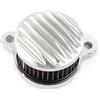 Three T FSFY Sostituzione filtro aria CNC per Harley per Sportster XL883 XL1200, Iron XL883N, Forty Eight XL1200X, Seventy Two XL1200V 1988-UP, Cromato