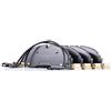 RIDEX 402B1238 Set d'assale Kit pastiglie freni Anteriore con lamierino anticigolío Compatibilità con FORD Transit Custom V362 Van FY, FZ