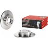 Palmaspareparts BREMBO COPPIA DISCHI FRENO ANTERIORI PER PANDA 141 1° SERIE