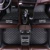 Maidao Tappetini Auto Personalizzati per Toyota Rav4 Auris Prius Hilux Avensis Tundra Verso,Impermeabile Antiscivolo in Pelle PU Nero Beige