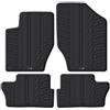 Travall Mats Tappertini Abitacolo Compatibili con Peugeot 307 Hatchback (2001-2005) Familiare (2002-2007) 308 Hatchback e SW (2007-2013) TRM1067 - Tappertini Auto in Gomma Originali