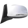 SUEVAS Specchietti esterni completi Per Suzuki SX4 2012 2013 Gruppo specchietto retrovisore esterno porta auto Parti per auto (Colore : Argento, Misurare : Sinistra)