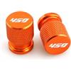 NSADDKF Tappi per valvole moto Per Guerrilla450 Guerrilla GUERRILLA Himalayan 450 Accessori Per Tappi Coprivalvola Per Valvola Pneumatici Moto(Orange-logo)