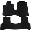 J&J AUTOMOTIVE Tappetini in Tessuto per Honda CR-V 2006-2012, Set da 4 Pezzi Anteriori e Posteriori, di Velluto su Misura, Antiscivolo, Colore Nero