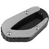 OUKENS Cavalletto per moto, Cavalletto laterale per moto Ingrandisci estensione per cavalletto per TRIUMPH Bonneville T100/T120(Titanio)