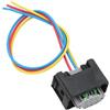 STOIFFFHH Kit connettori auto Compatibile con Land Per Rover Per Discovery 3 2005 2006 2007 2008 2009 YMQ503220 Connettore sensore di altezza a 3 fili cablaggio a spirale