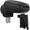 Maniatuning Bracciolo centrale nero in tessuto con vano portaoggetti per Audi A3 / S3 8P dal 2004 al 2010 (3 e 5 porte)