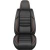 NYSQOFMB Coprisedile Auto Coprisedile Per Auto Di Lusso In Pelle PU Per VW, Per T-ROC, Per Golf 5 7, Set Completo Di Accessori Interni Copertura Sedile(Marrone,1 seats)