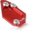 GQUIKGW Accessori per stand Per BMW F650GS F650 GS F 650 2007 2008 2009 2010 2011 2012 2013 2014 Cavalletto Laterale Moto Ingrandisci Piastra Estensione(Red 2)