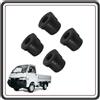 Piaggio KIT 4 BOCCOLA BOCCOLE BUSSOLA BUSSOLE TAMPONI BALESTRA AMMORTIZZATORE POSTERIORE PIAGGIO PORTER 1300 BENZINA - PORTER 1200 1400 DIESEL ORIGINALE PIAGGIO 261219