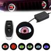 LLELEMAMO Synced Programmable Devil Eyes Lens with Remote, Devil Eyes Light for Cars, Demon Evil Eye Headlights with Remote, Blazexel Eyes Light 33 Mode Adjustable Eye Pattern for Any Car Model (Flat Style*1)