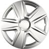 TOP DRIVE Copricerchi Silver Esprit 16 Pollici in ABS di Alta Qualità con Verniciatura ad Acqua