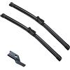 Autopixl Tergicristallo anteriore posteriore compatibile con Ford Ka MK2 2009-2015 Decespugliatore for parabrezza Accessori for auto 2010 2011 2012 2013 2014 (Color : Front, Size : RHD)