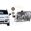 RICAMBYCAR Faro Fanale Anteriore Sinistro Compatibile per Fiat Panda dal 2003 al 2008 - Attacco Spinotto Giallo
