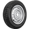 UNITRAILER KENDA Ruota Completa per Rimorchio Leggero 155/70 R13 74N Stabilità e Sicurezza, Cerchio in Acciaio 4Jx13 H2 4x100 ET30 Portata 375 kg per Rimorchi da Giardino e Campeggio