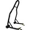 WinNet Cavalletto alzamoto alza moto WinNET per alzare sollevare la ruota gomma posteriore di dietro compatibile con Aprilia rs 457 retrotreno (Forchette)