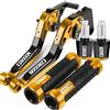GAYANHU Kit leva di ricambio Moto Freno Frizione Leve Manubrio Manopole Estremità Per HONDA CB1000R CB 1000R CB 1000 R 2008 2009 2010 2012 2013 2014 2015 2016 2017(Yellow)