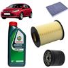 OP Kit tagliando 3 filtri + 5L olio Magnatec 5W-20 per Ford Focus III 1.0 Ecoboost 2010-2019