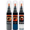 F FIRANTO FIRANTO Kit Riparazione Vernice Auto per Suzuki Motorcycles YSF Triton Blue - Set rimuovi Graffi per Vernice Auto 3in1-15ml Primer, Pennarello ritocchi Vernice, Vernice lucidante