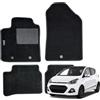 W-Parts SERIE 4 TAPPETI - TAPPETINI IN MOQUETTE NERI PER I10 II dal 2013 al 2019