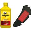 Piaggio KIT TAGLIANDO FILTRO ARIA + OLIO 10W40 COMPATIBILE CON HONDA SH 125 DAL 2017 AL 2019 - SH 150 DAL 2017 AL 2019.