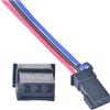 NMASDUYPU Connettore stereo for auto a 3 pin 0,6 1-968700-1 1355620-1 Spina for auto Spina for acuti Sensore pioggia Pigtail 1C0973119 1C0 973 119(Female)