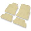 Mossa Premium tappetini auto in velluto compatibili con Mini Cabrio II (2009-2015) - tappeti auto - beige 1