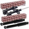 kW&HP KIT 4 AMMORTIZZATORI, COPPIA AMMORTIZZATORI ANTERIORI E COPPIA POSTERIORI COMPATIBILI CON PUNTO 188