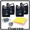 GSC RICAMBI SRL KIT TAGLIANDO FILTRO ARIA FILTRO OLIO ED OLIO COMPATIBILE PER PIAGGIO PORTER 1300 16V BENZINA FINO AL 2009 MOTORE DAIHATSU.