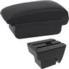 PACSCI Poggia braccio Auto Per Seat Ibiza Arona 2017-2025, Vano Portaoggetti Per Bracciolo Centrale Bracciolo console centrale(C Black line NO USB)