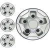 W-Parts SERIE 4 BORCHIE - 4 COPRICERCHI COPPE RUOTA 9 PER FIAT DUCATO 07->16 TIPO C
