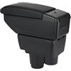 ZENVI Braccioli Compatible with Renault Dacia Duster Braccioli 2019-2024 Console Centrale Organizer Immagazzinaggio Scatola Doppio Spazio Può essere come supporto gomiti