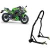 WinNet Cavalletto alza moto per sollevare alzare la ruota dietro alzamoto posteriore con forchette V compatibili con KAWASAKI NINJA 650 1000 di tutti gli anni per nottolini