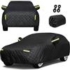 Generico Inverno Copriauto Antigrandine per Mazda MX 5 Miata NB 1998-2005, Telo Grandine Auto Esterni Imbottito, Universale Per Tutte Le Stagioni Anti-Vento Anti-Neve, e Anti-UV, Nero
