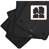 Travall Mats Tappertini Abitacolo Compatibili con Kia Cee'd (2012-2018) Hyundai i30 5 Porte Hatchback (2011-2017) TRM1098 - Tappertini Auto in Gomma Originali