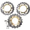 Konerstone Disco Dischi Freno Anteriore Posteriore Rotore per XP TMAX 500 2004-2007 Disks Accessori per motori XP500 T MAX500 T-MAX500 2005 2006 Oro