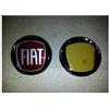 Generico Fregio Anteriore Posteriore per Fiat Fiorino Qubo, Rosso, Diametro 120 mm